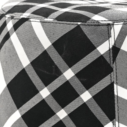 Christian Dior Oblique Plaid Reversible Teddy-D Brim Bucket Hat Black White 13 of 13