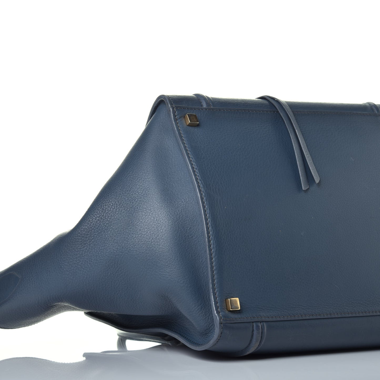 Supple Calfskin Medium Phantom Luggage Blue
