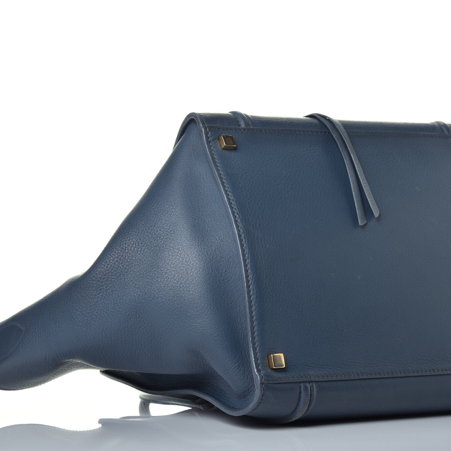 Celine Supple Calfskin Medium Phantom Luggage Blue 7 of 8