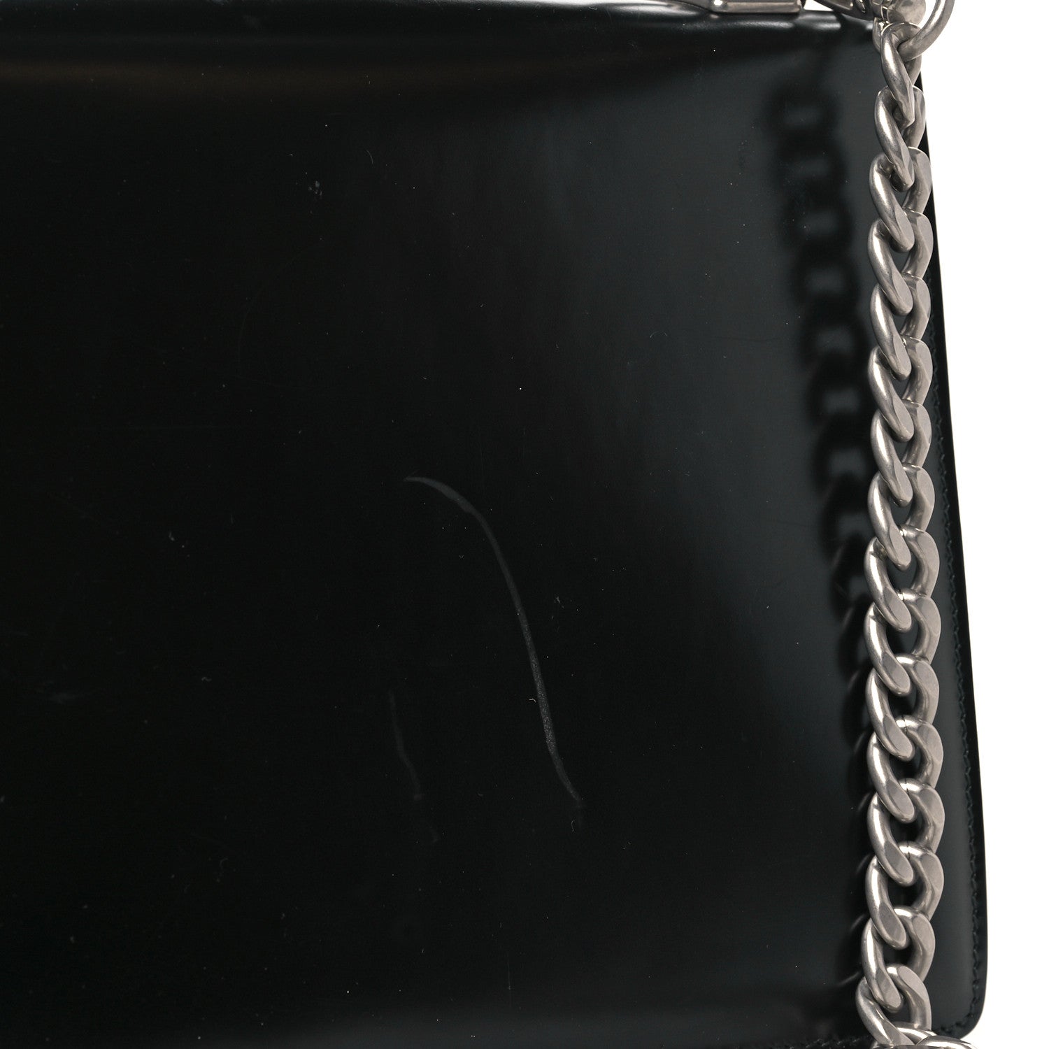Prada Spazzolato Logo Envelope Top Handle Shoulder Bag Black 10 of 10