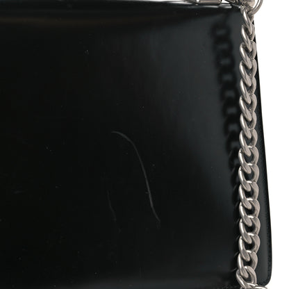 Prada Spazzolato Logo Envelope Top Handle Shoulder Bag Black 10 of 10