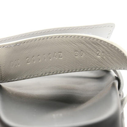Hermes Calfskin Womens Chypre Sandals 39 White 8 of 9