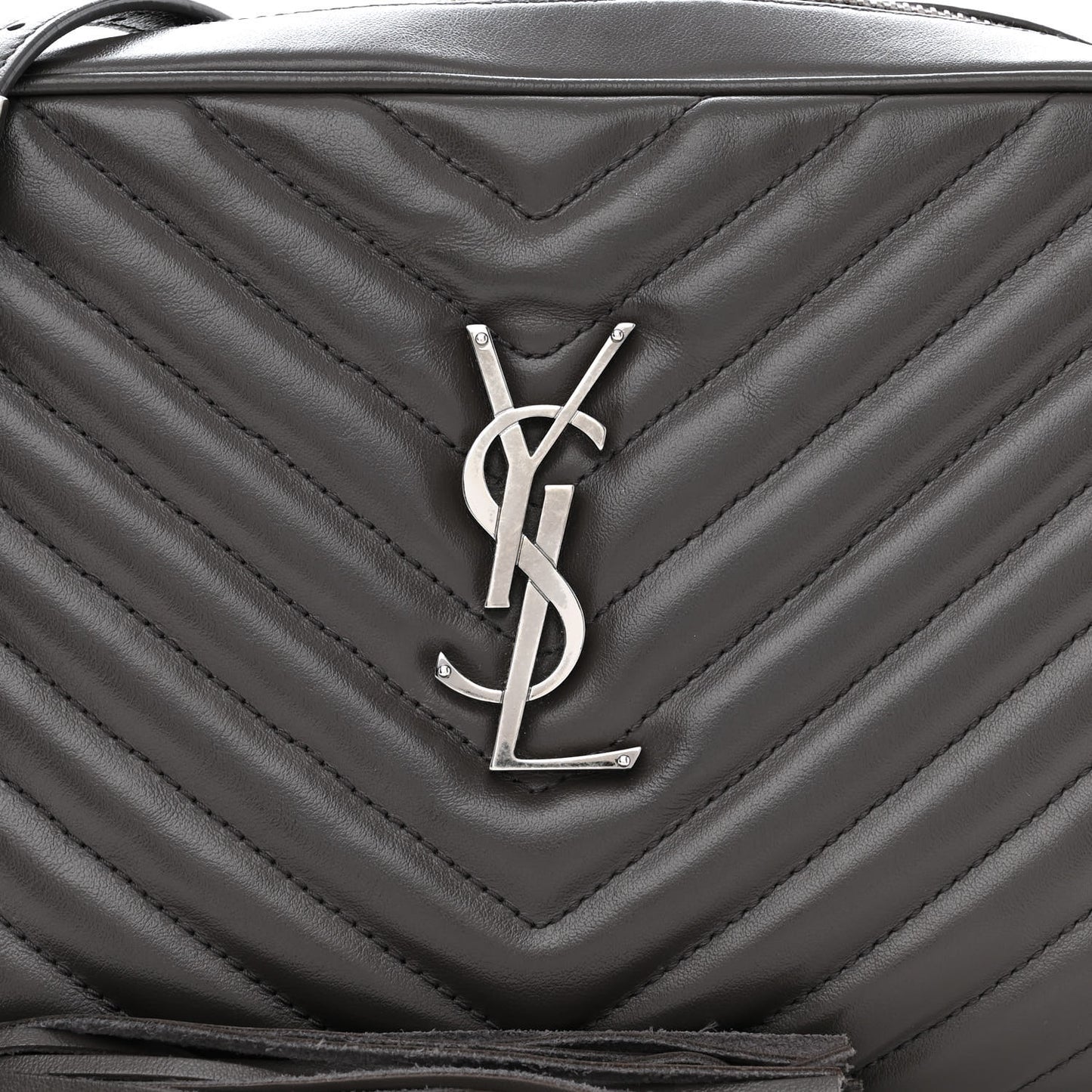 Calfskin Matelasse Monogram Lou Camera Bag Dark Smog