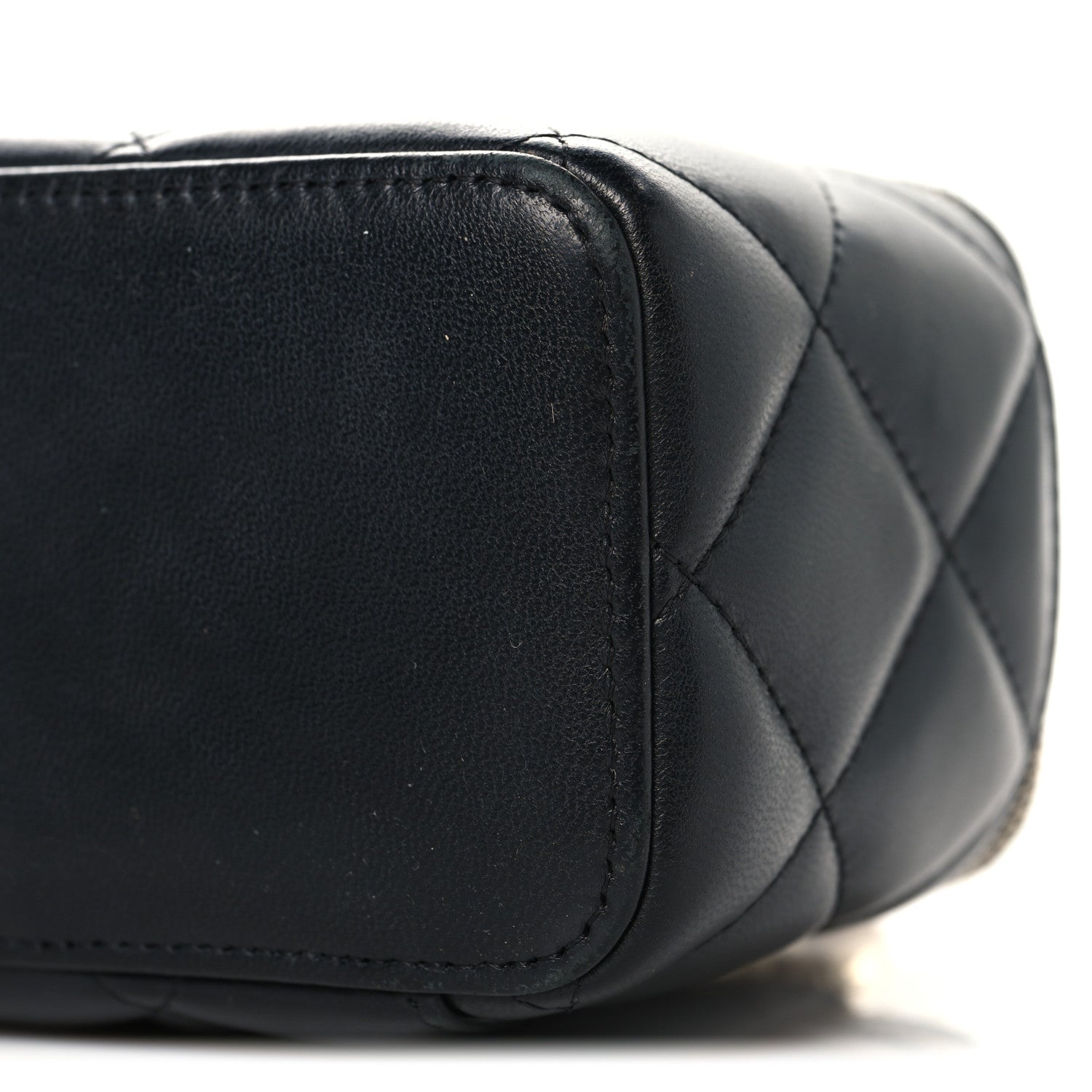 Chanel Lambskin Resin Elegant Chain Small Vanity Case Black 11 of 11
