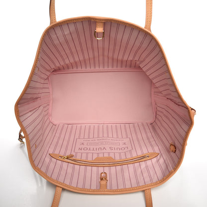 Louis Vuitton Monogram Saint Tropez V Neverfull MM Rose Ballerine 5 of 7