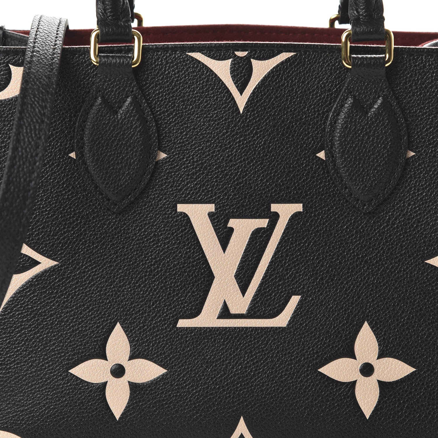 Louis Vuitton Empreinte Monogram Giant Onthego PM Black Beige 9 of 9
