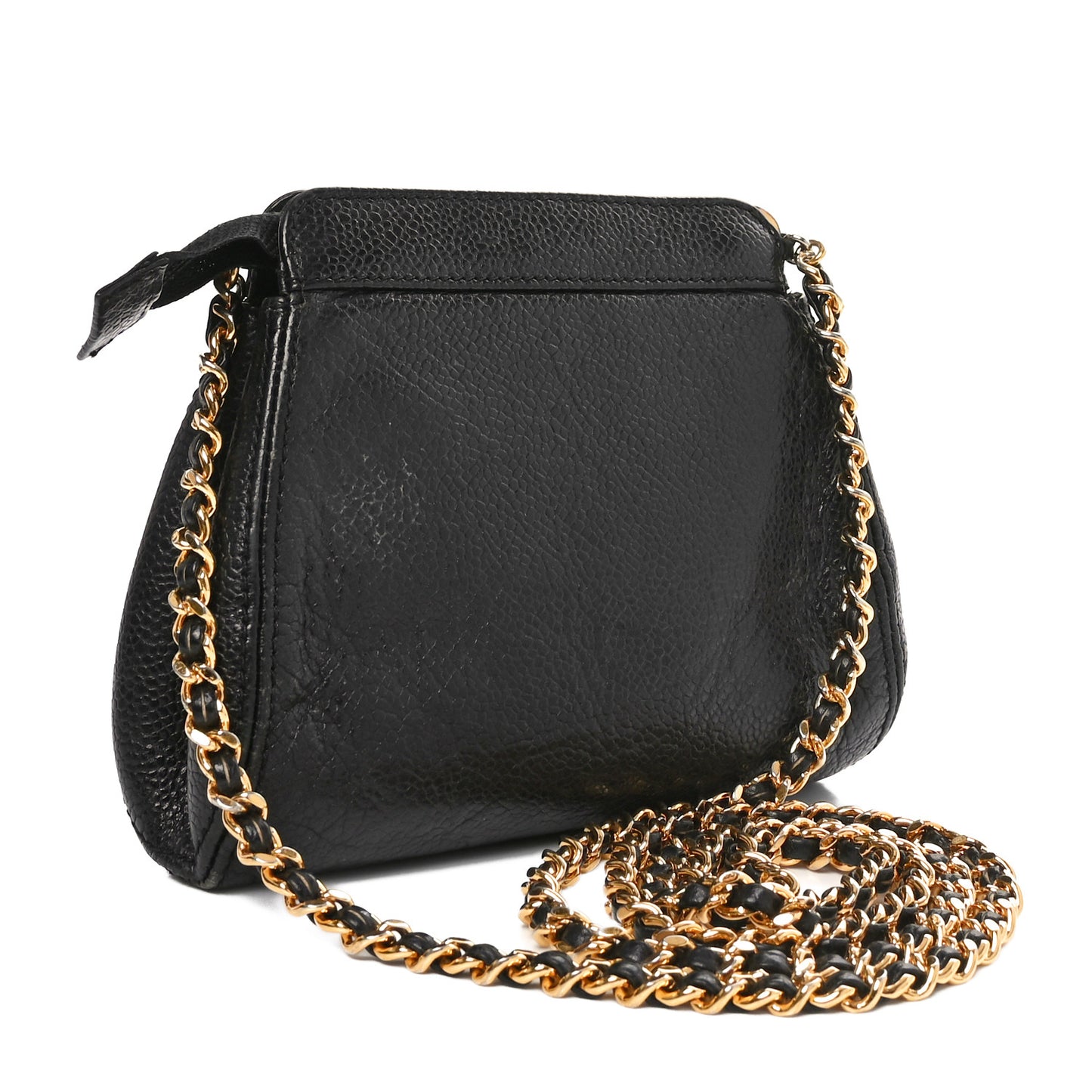 Caviar Timeless CC Mini Chain Bag Black