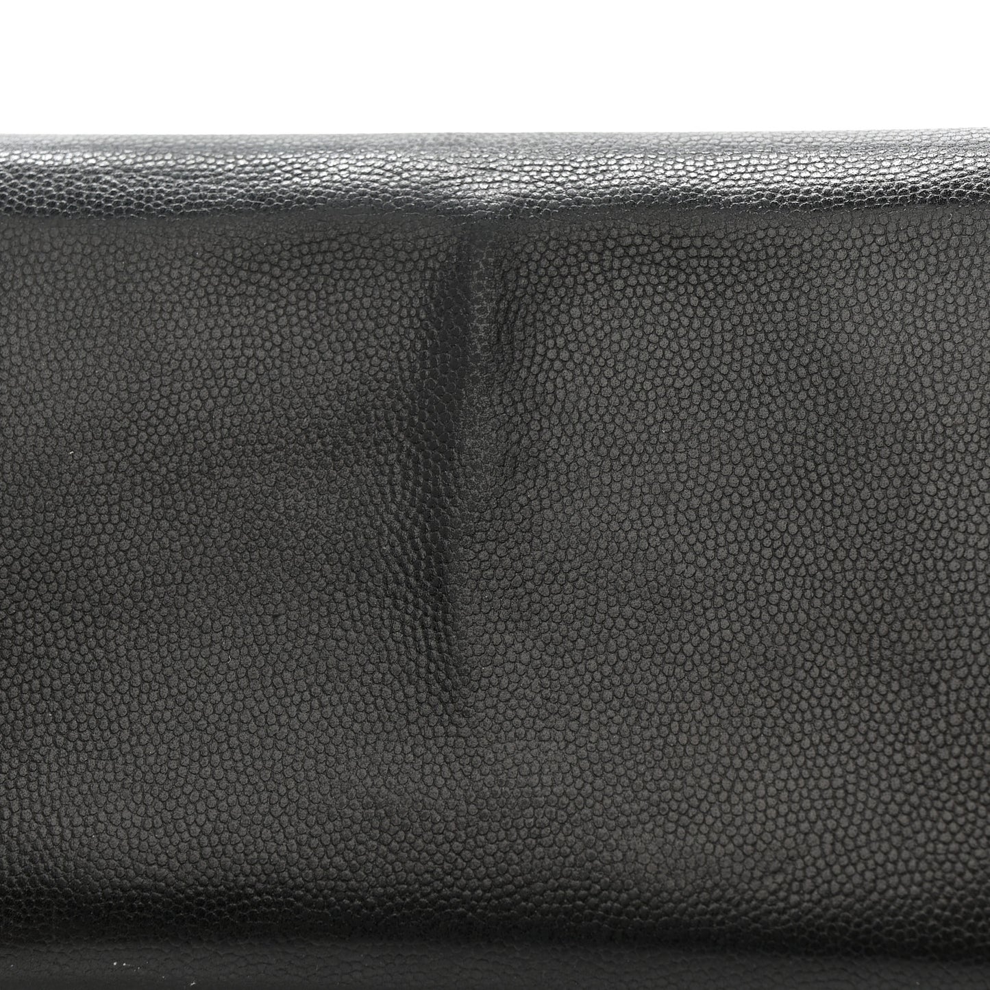 Caviar Sevruga Long Flap Wallet Black