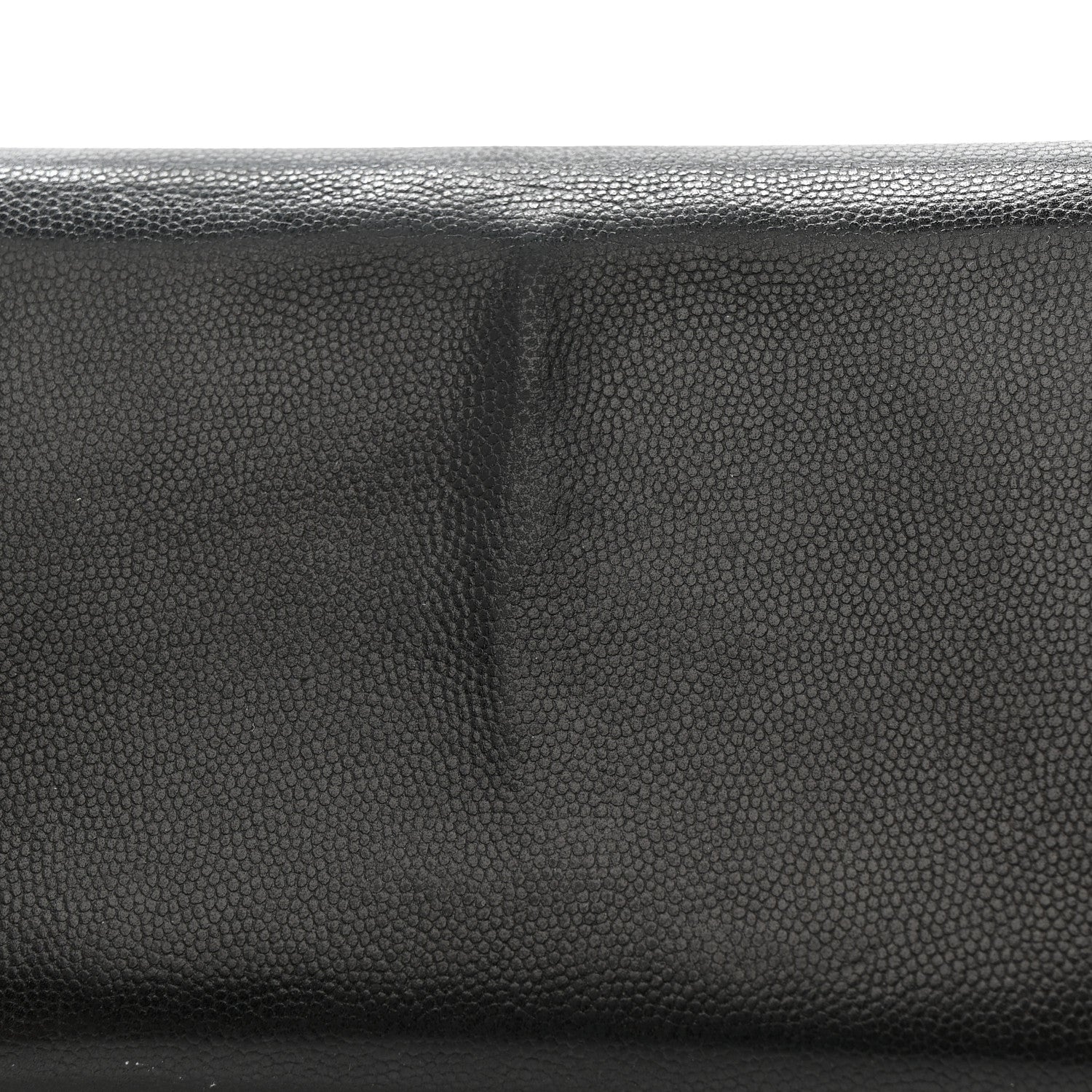 Chanel Caviar Sevruga Long Flap Wallet Black 9 of 12