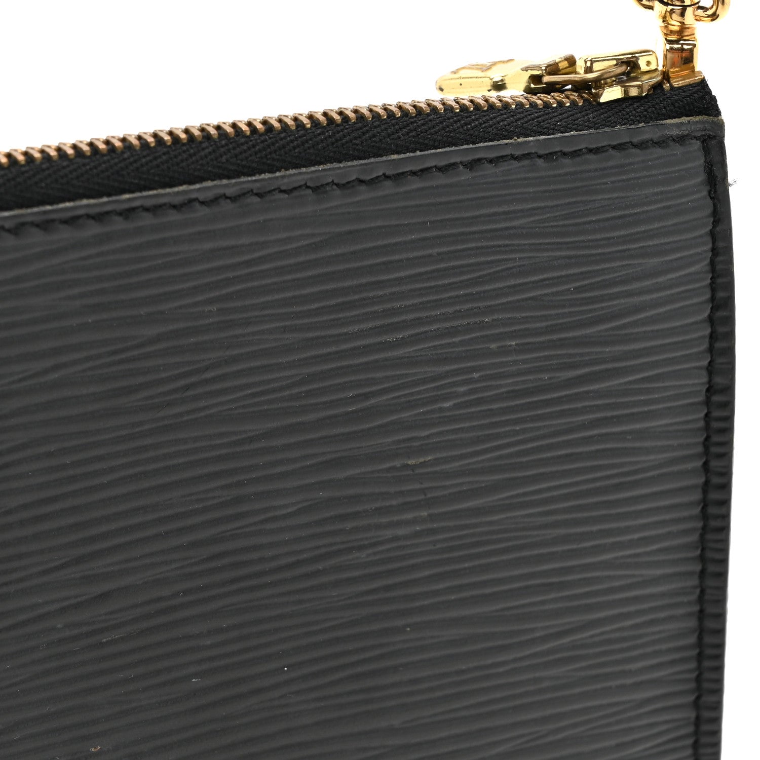 Louis Vuitton Epi Pochette Accessories 21 Black 13 of 16