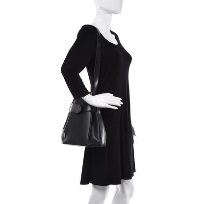 Louis Vuitton Epi Sac D'Epaule Black 2 of 12