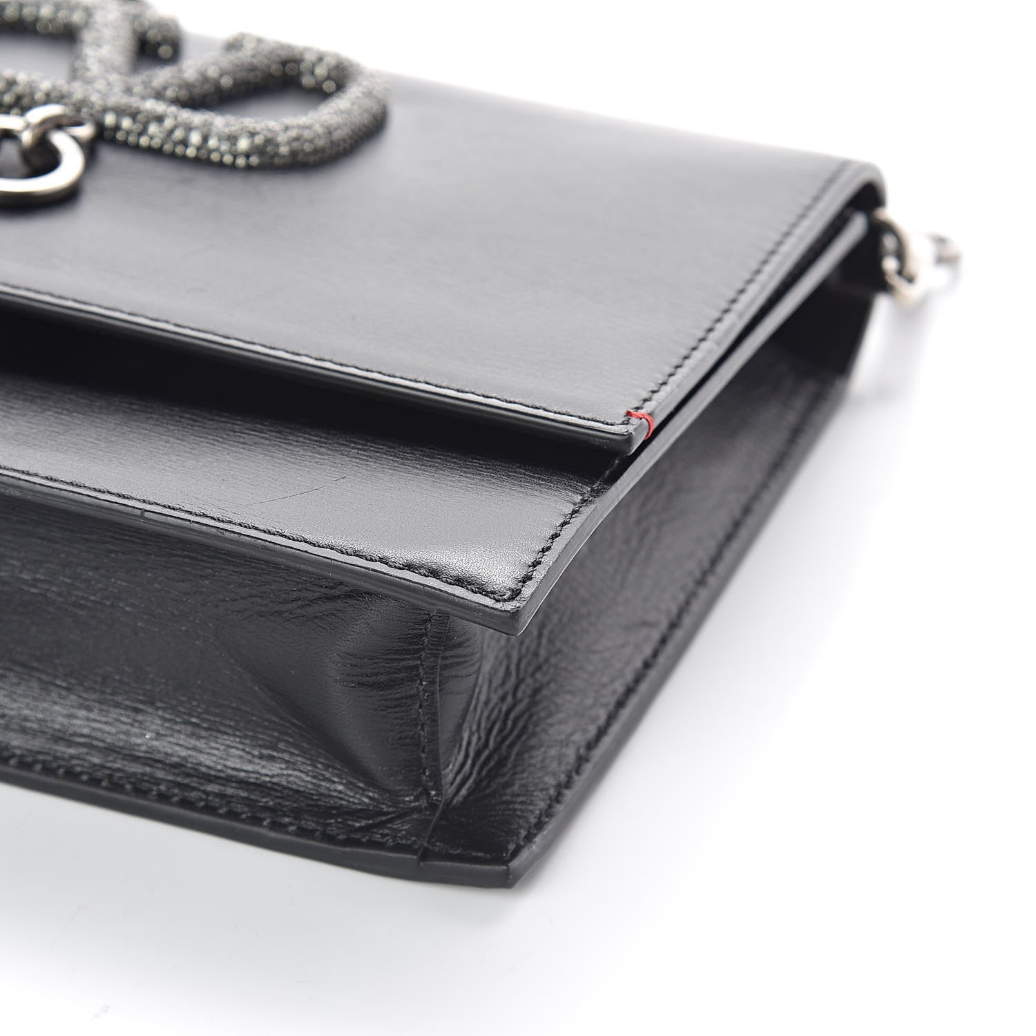 Valentino Garavani Calfskin VCase Shoulder Bag Black 8 of 9
