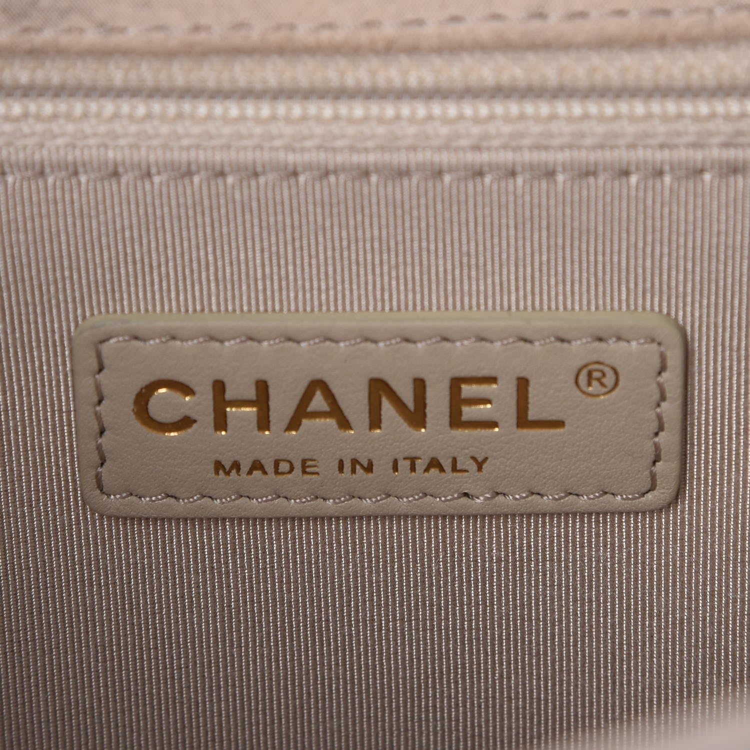 Chanel Iridescent Calfskin Quilted Large Boy Flap Beige 6 of 8