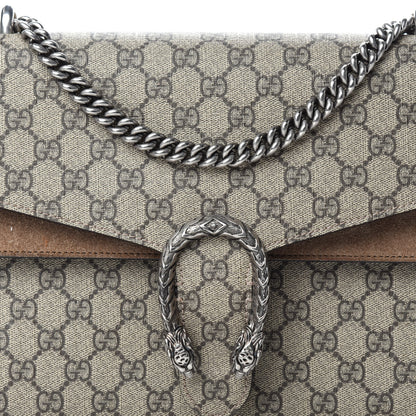Gucci GG Supreme Monogram Medium Dionysus Shoulder Bag Taupe 11 of 11