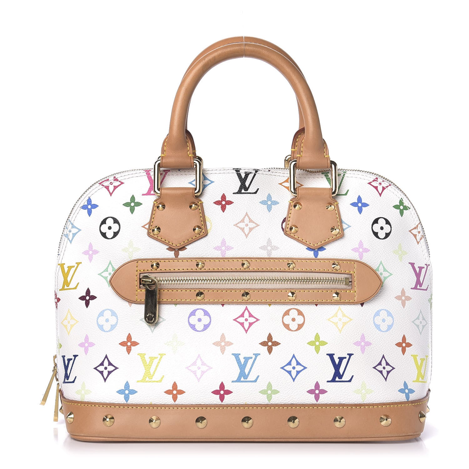 Louis Vuitton Monogram Multicolor Alma White 1 of 10
