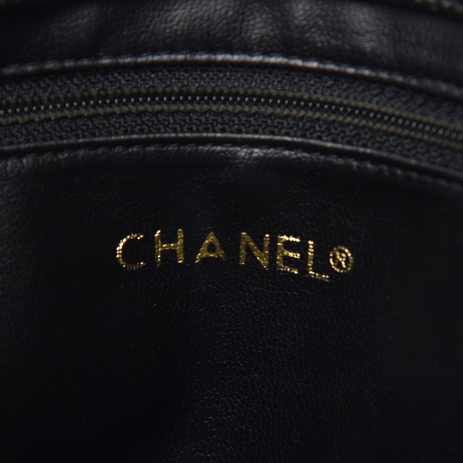 Chanel Lambskin Quilted Shopping Tote Black 6 of 8