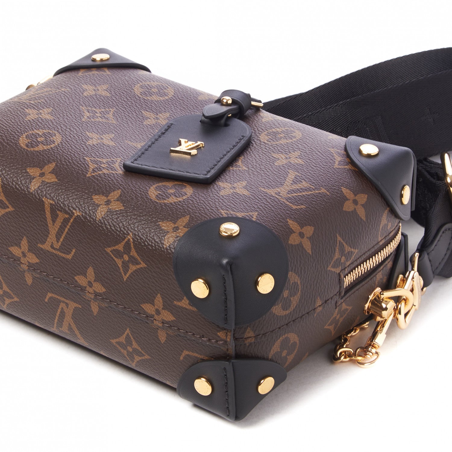 Louis Vuitton Monogram Petite Malle Souple Black 5 of 12