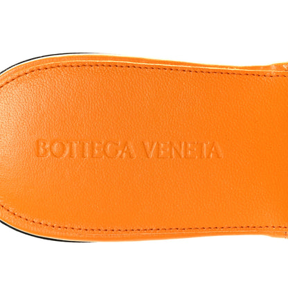 Bottega Veneta Nappa Maxi Intrecciato Lido Flat Sandals 39 Tangerine 6 of 7