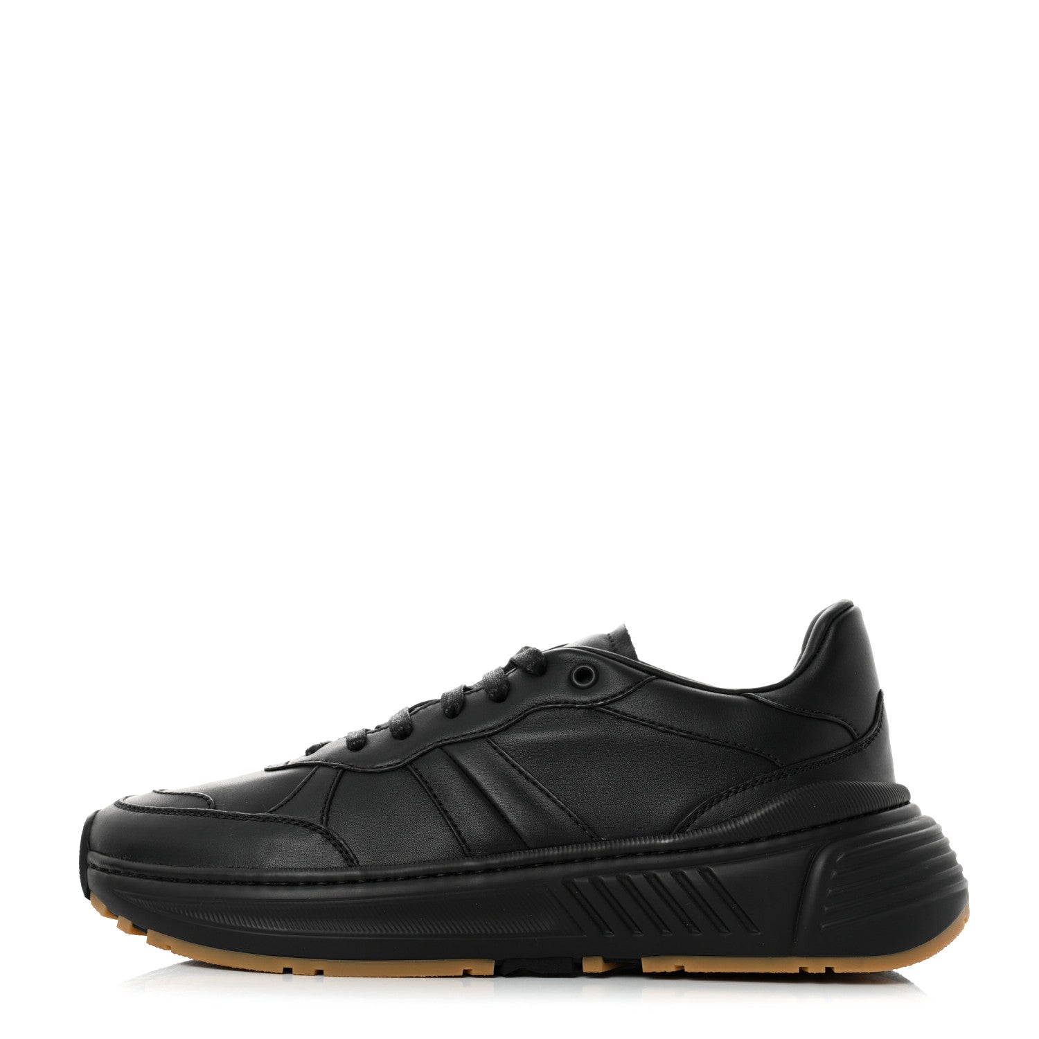Bottega Veneta Calfskin Mens The Speedster Sneakers 42 Black 1 of 8