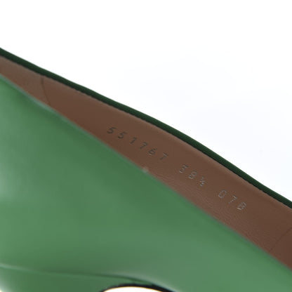 Gucci Nappa Bow High Heel Pumps 38.5 New Shamarock 9 of 10