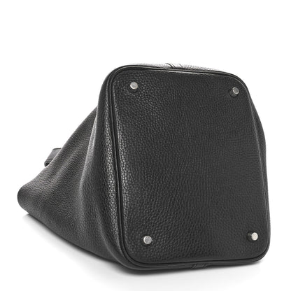 Hermes Taurillon Clemence Picotin Lock 22 MM Black 4 of 10