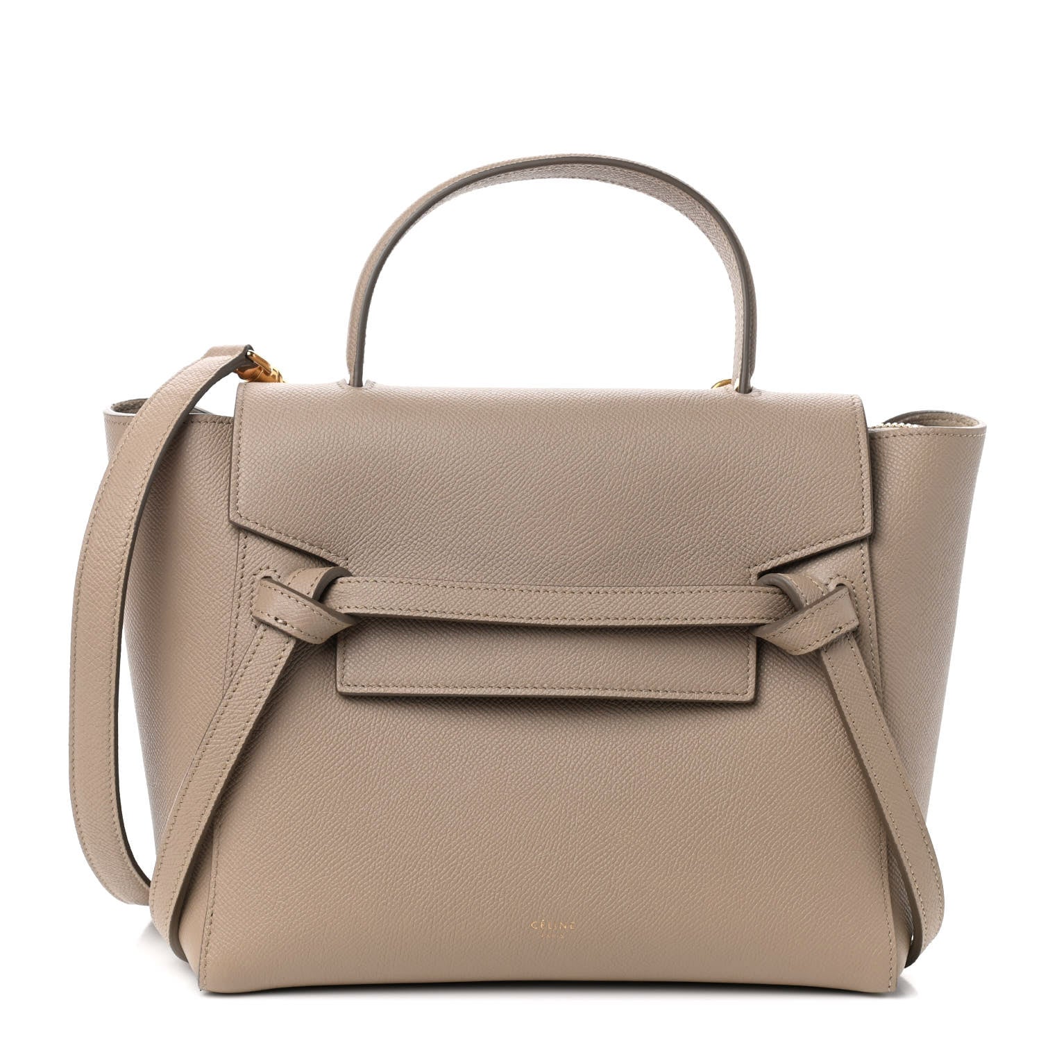 Celine Grained Calfskin Micro Belt Bag Light Taupe 1 of 11