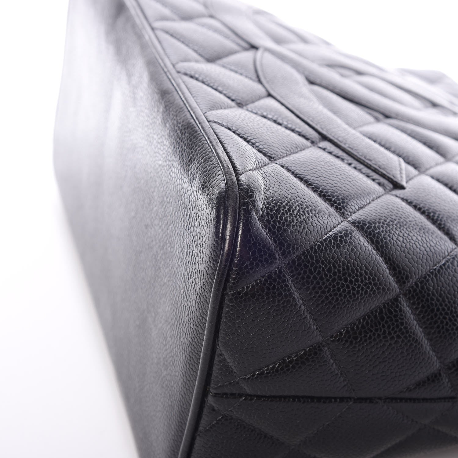 Chanel Caviar Quilted Medallion Tote Black 13 of 15