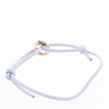 Cartier 18k Pink Yellow White Gold Trinity Adjustable Cord Bracelet Lilac 2 of 3