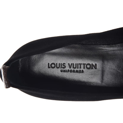 Louis Vuitton Suede Uniformes Ballet Flats 37 Black 9 of 10