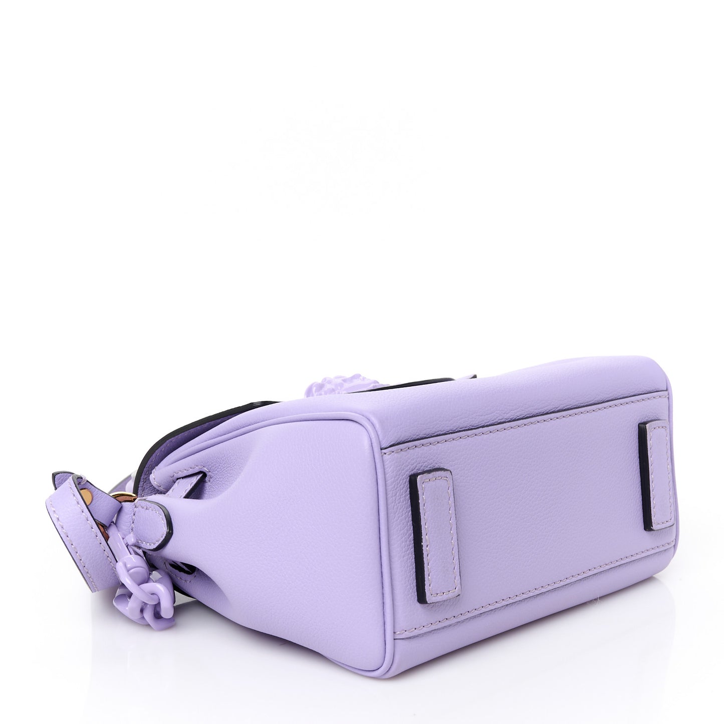 Calfskin Small La Medusa Top Handle Handbag Lilac