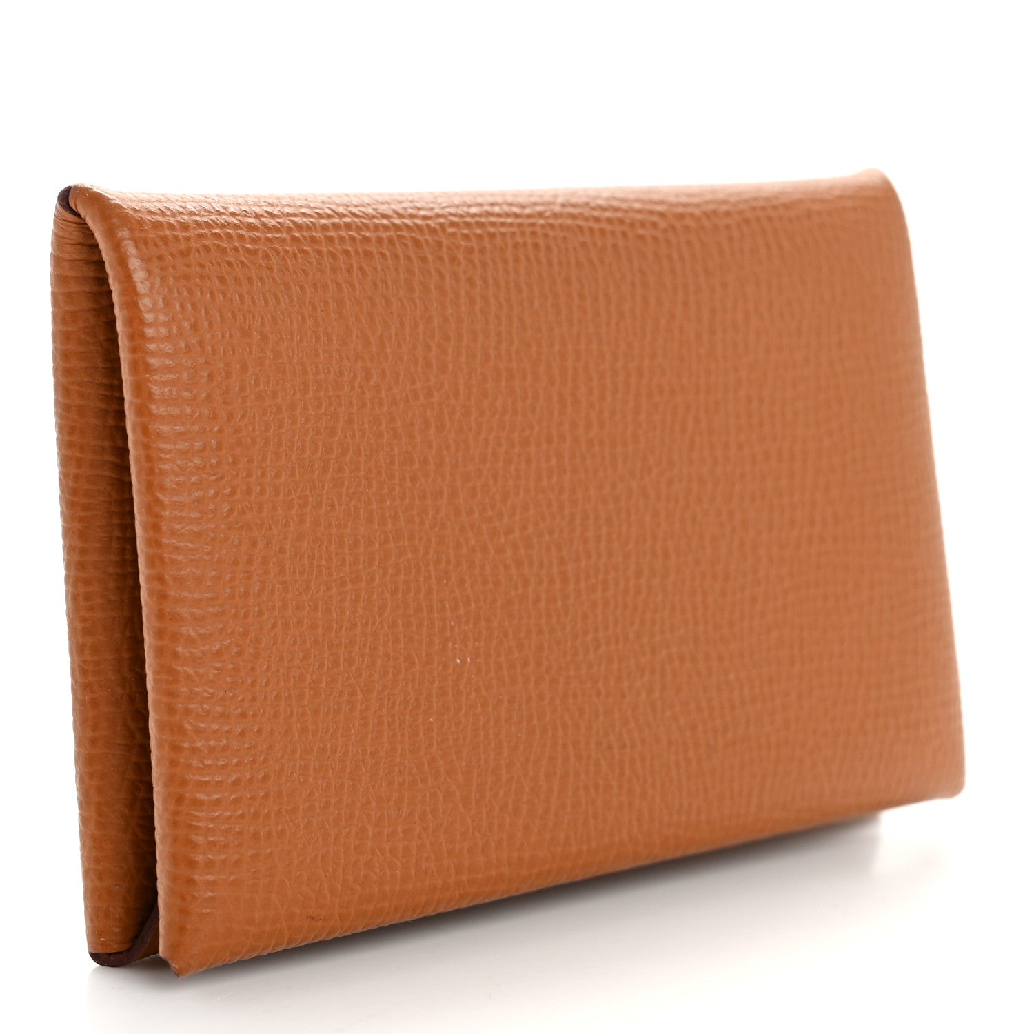 Hermes Epsom Calvi Card Case Gold 3 of 10