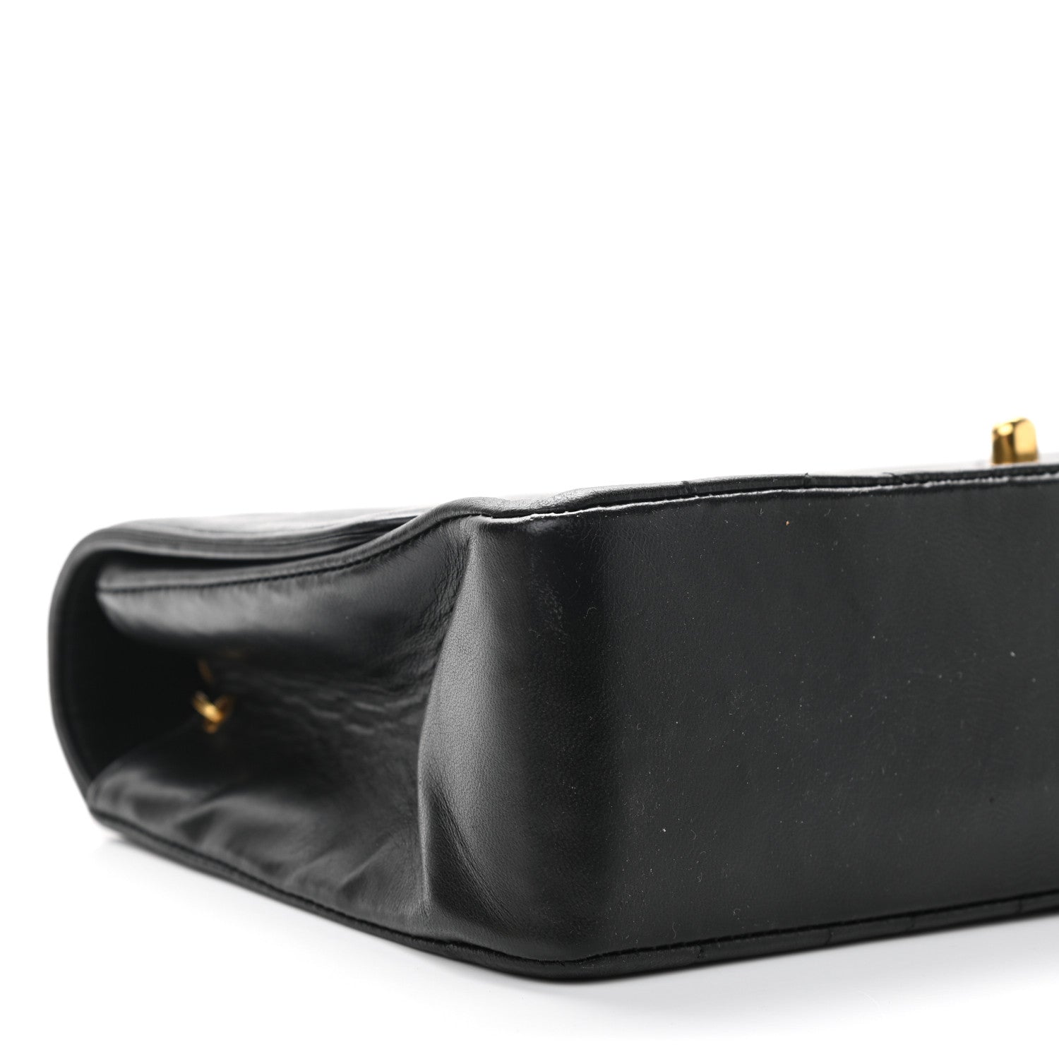 Chanel Lambskin Quilted Medium Single Flap Black 2 of 11