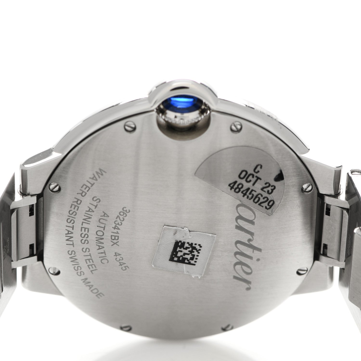 Cartier Stainless Steel 40mm Ballon Bleu De Cartier Automatic Watch Blue 4 of 5