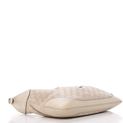 Gucci Guccissima Medium Jackie O Bouvier Hobo Off White 4 of 11
