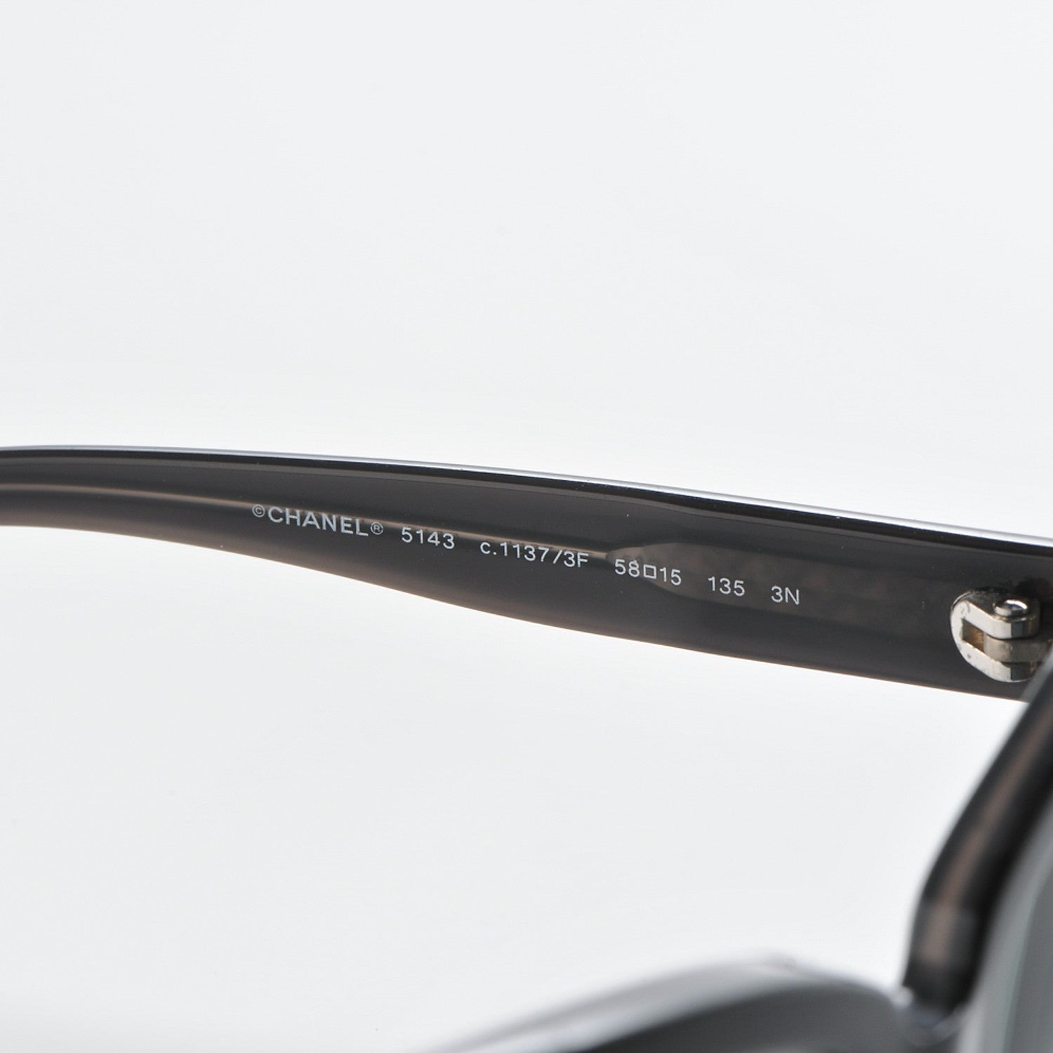 Chanel CC Logo Sunglasses 5143 Black Grey 6 of 7