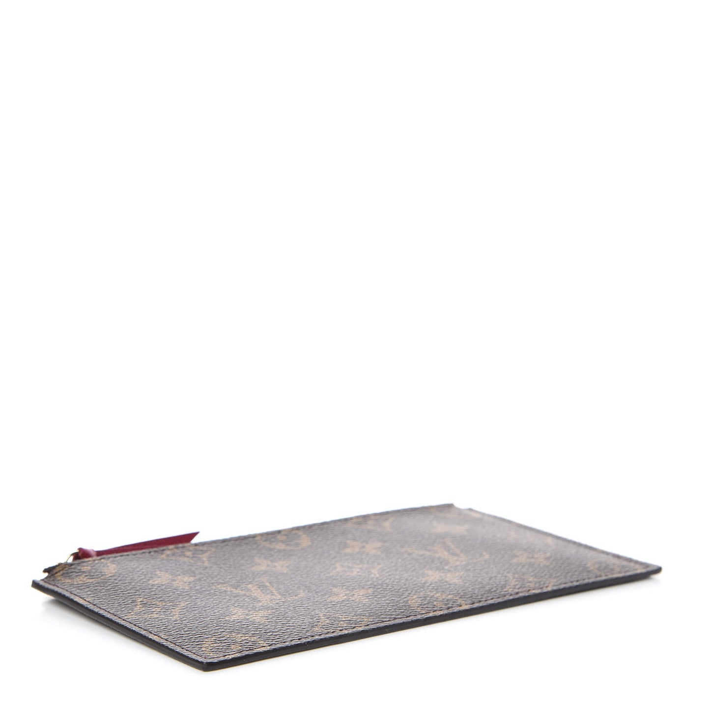 Monogram Felicie Chain Wallet Zippered Insert Fuchsia