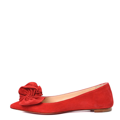 Christian Louboutin Veau Velours Anemosea Flats 35 Loubi 1 of 9