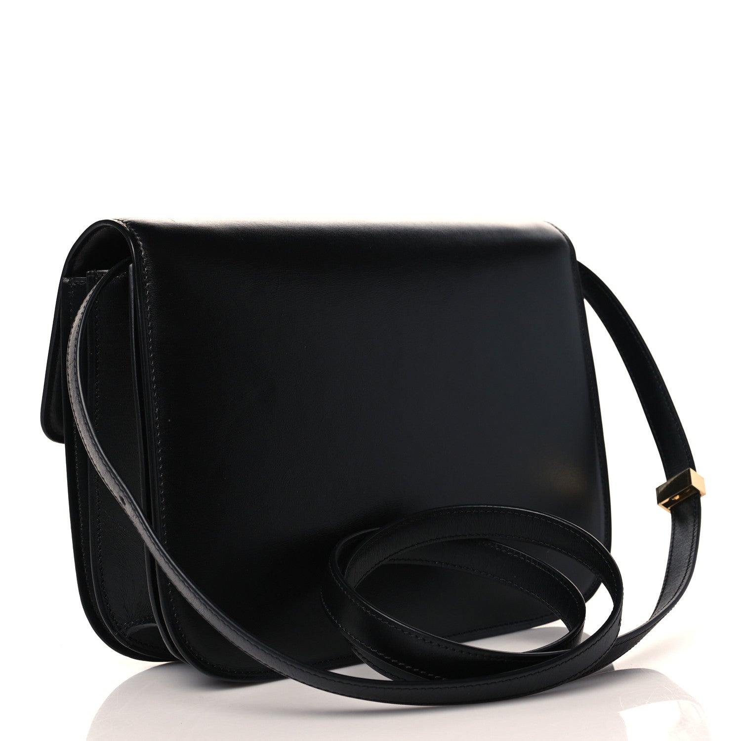 Celine Box Calfskin Medium Classic Box Flap Bag Black 3 of 10