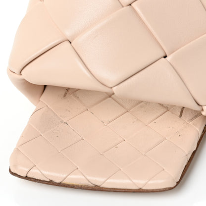 Bottega Veneta Nappa Maxi Intrecciato Lido Mule Sandals 37.5 Bandage 16 of 18