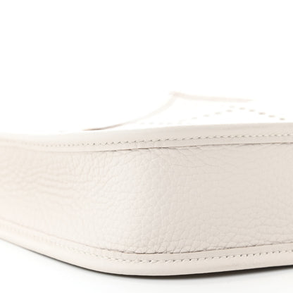 Hermes Taurillon Clemence Amazone Evelyne TPM Gris Pale 9 of 11