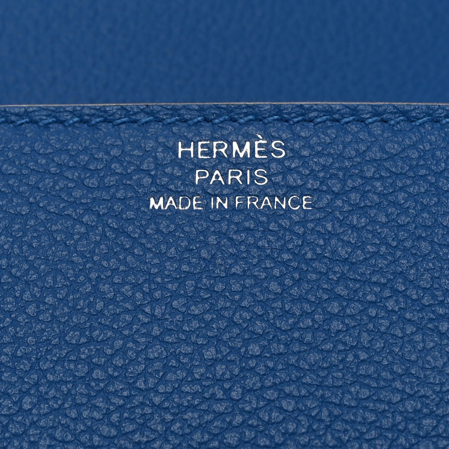 Hermes Evercolor Roulis Slim Wallet Bleu Hydra 6 of 8