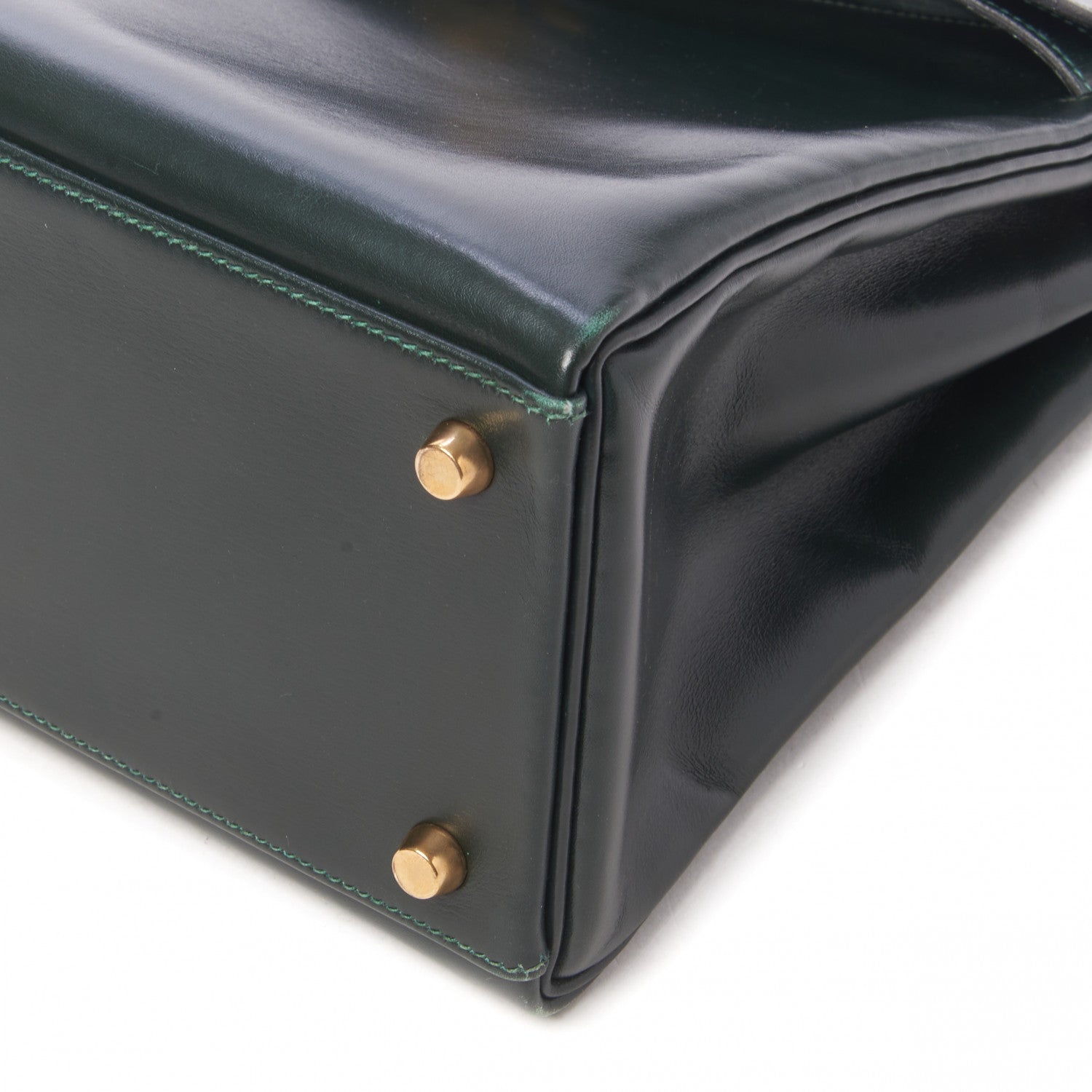 Hermes Box Kelly Sellier 32 Vert Fonce 8 of 32