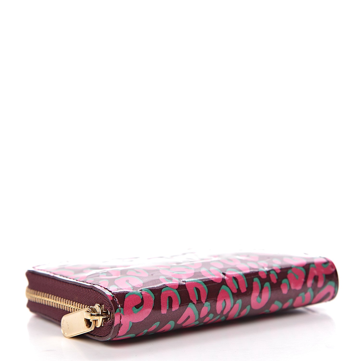Louis Vuitton Vernis Leopard Zippy Coin Purse Rouge Fauviste 4 of 7