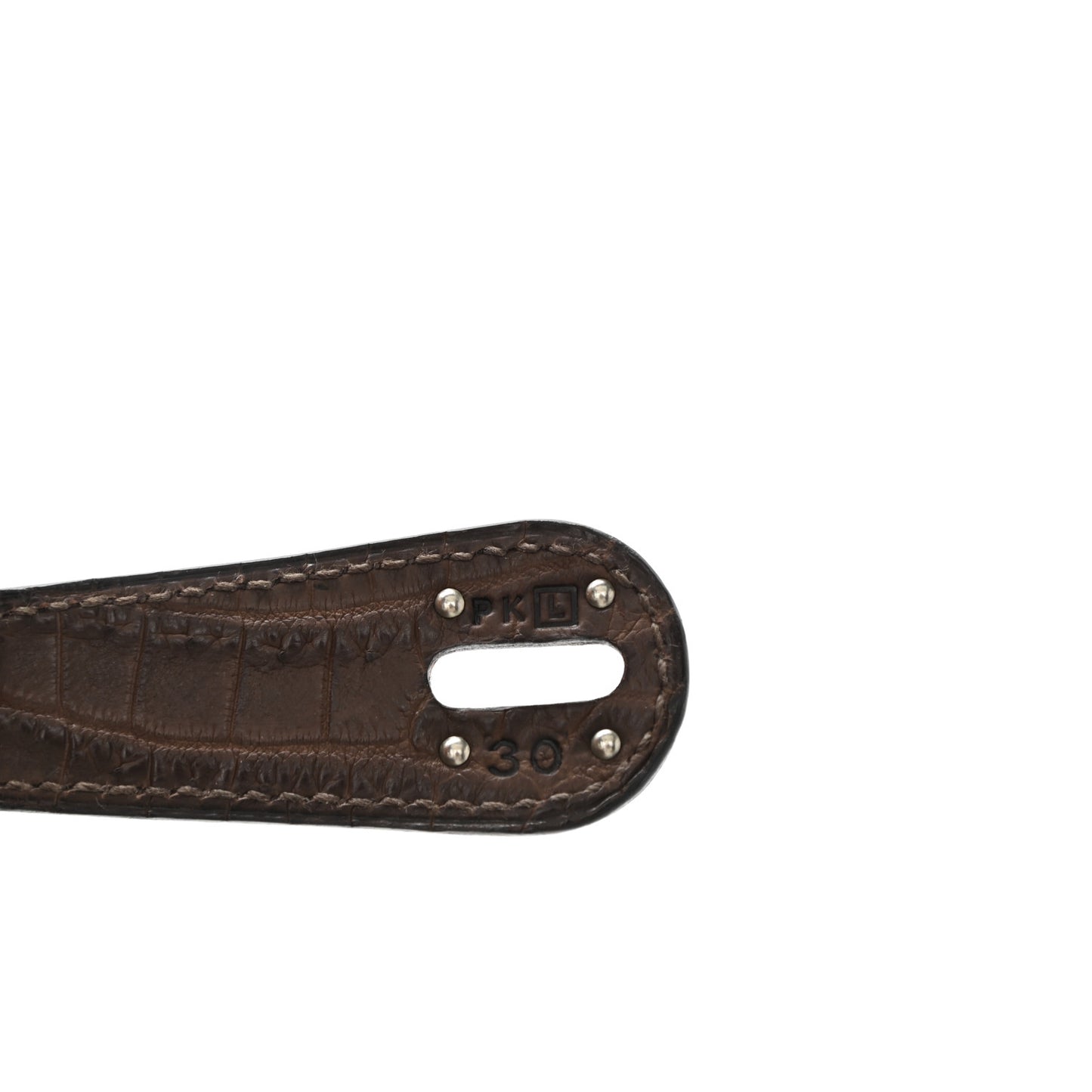 Matte Niloticus Crocodile Lindy 30 Chocolate