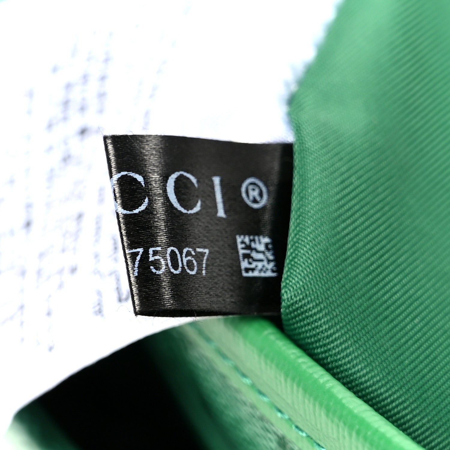 Gucci Monogram GG Childrens Messenger Bag Green 8 of 11