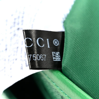 Gucci Monogram GG Childrens Messenger Bag Green 8 of 11