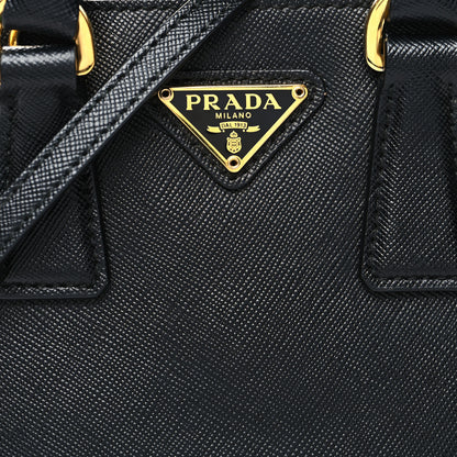 Prada Saffiano Lux Mini Promenade Tote Black 7 of 9