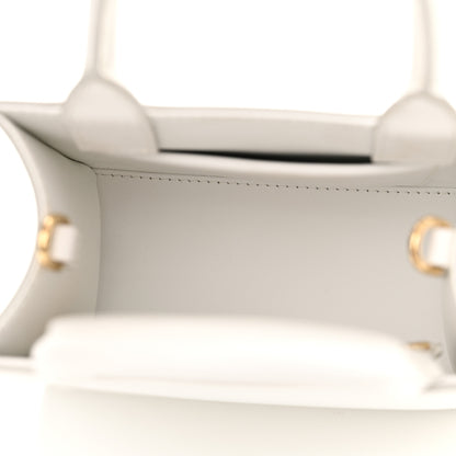 Dolce & Gabbana Calfskin Small DG Daily Shopper Tote White 5 of 10