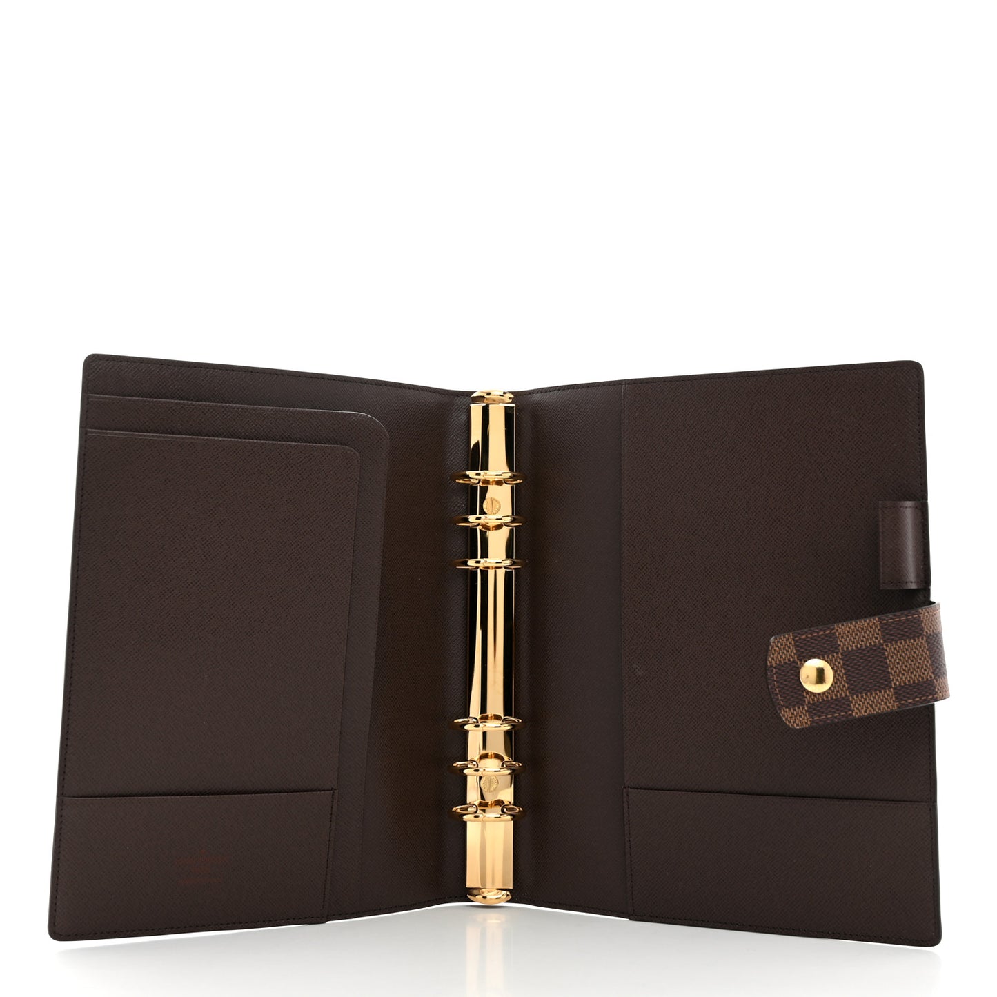 Damier Ebene Large Ring Agenda Cover