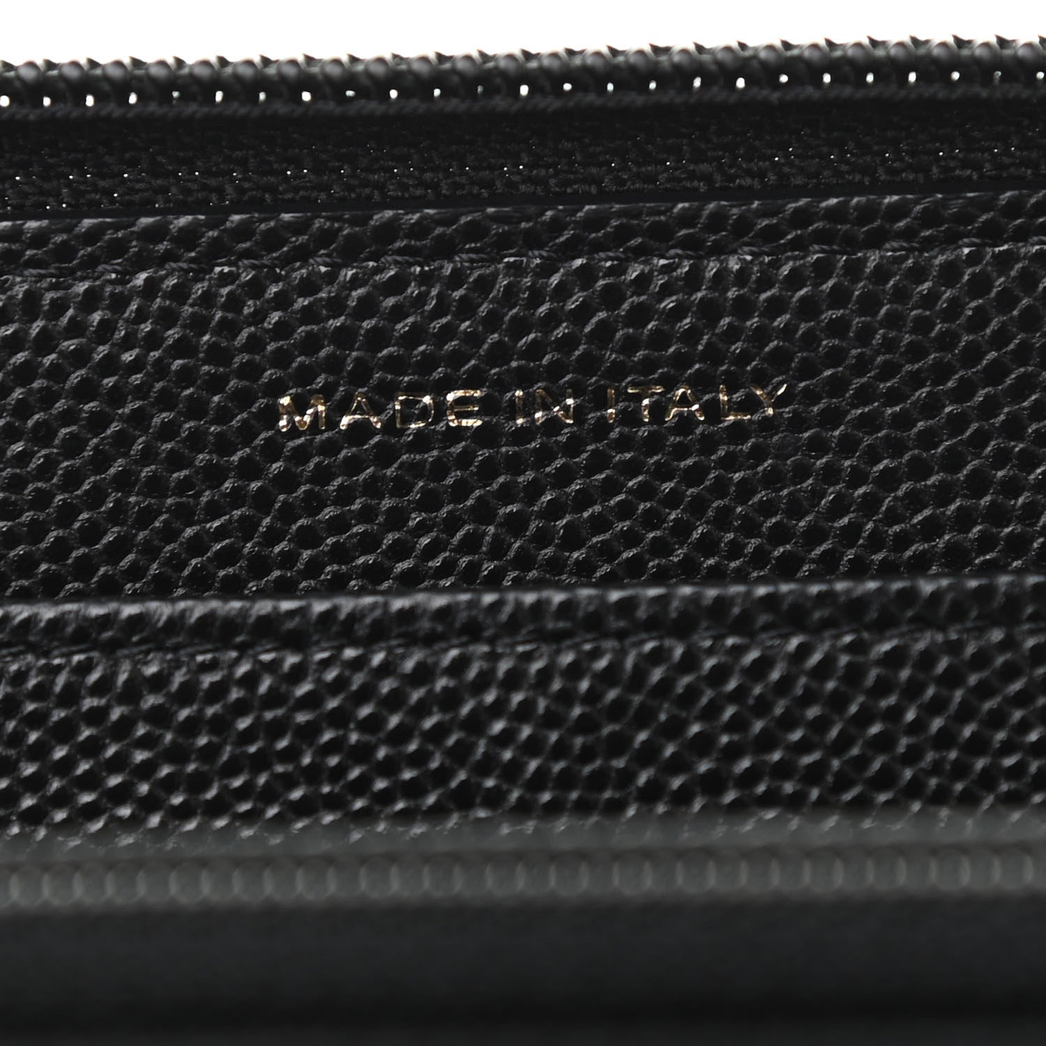 Chanel Caviar Timeless CC Large Stitched Gusset Zip Around Wallet Black 7 of 8